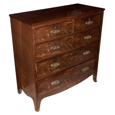 Lot 170 - George III Mahogany Chest of Drawers Height 41...