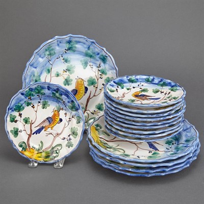 Lot 182 - Group of Pottery Table Articles Approximately...