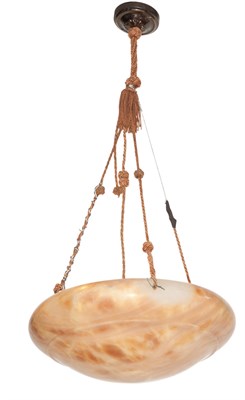 Lot 386 - Alabaster Plafonnier In the Neoclassical style,...