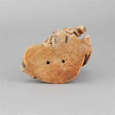 Lot 188 - Chinese Soapstone Figure of Guanyin Qing...