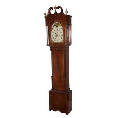Lot 214 - George III Style Mahogany Tall Case Clock...
