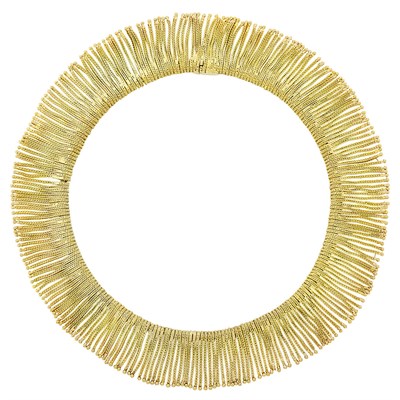 Lot 203 - Gold Fringe Necklace, Bulgari