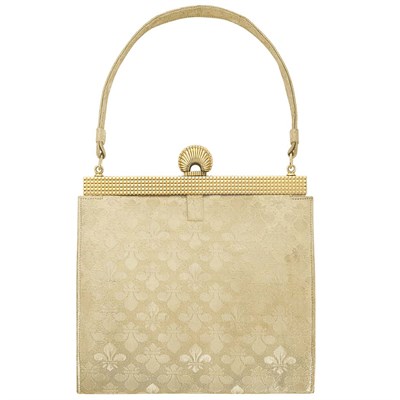 Lot 66 - Gold and Fabric Evening Purse, Cartier