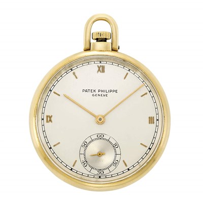 Lot 70 - Gold Open Face Pocket Watch, Patek Philippe, Ref. 706