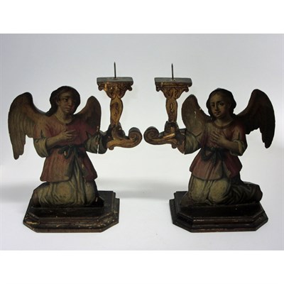 Lot 15 - Flemish School 16th/17th Century Kneeling...