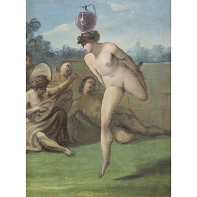 Lot 104 - Felice Giani Italian, 1758-1823 Roman Games: A...