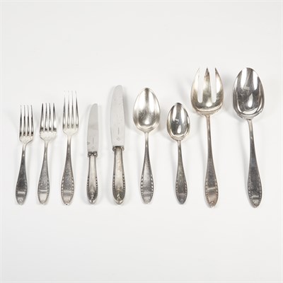 Lot 389 - Christofle Silver Plated Flatware Service...
