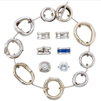 Lot 1509 - Group of Sterling Silver Jewelry