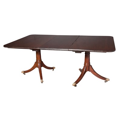 Lot 242 - George III Style Mahogany Double-Pedestal...