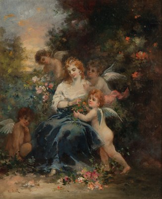 Lot 22 - Follower of Narcisse Diaz de la Pena Woman...