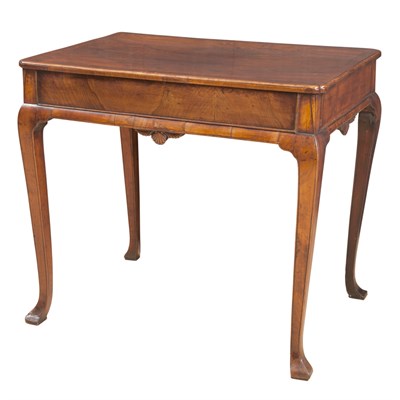 Lot 388 - George I Inlaid Walnut Tea Table The...