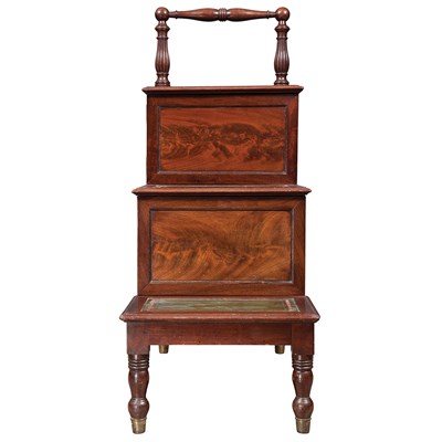 Lot 405 - William IV Mahogany Bedsteps Second quarter of...