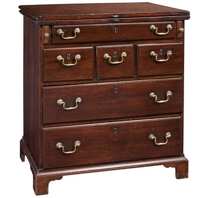 Lot 376 - George II Mahogany Bachelor's Chest of Drawers...