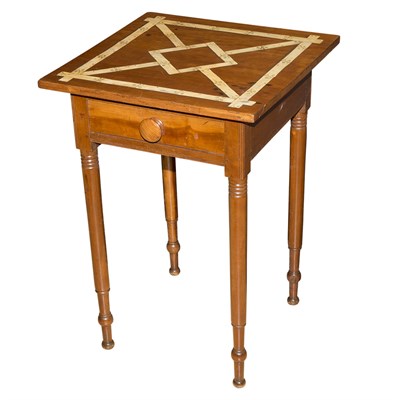 Lot 286 - Two American Fruitwood Work Tables Height of...