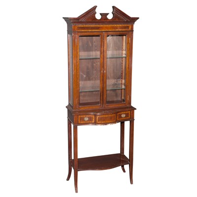 Lot 305 - Georgian Style Mahogany Vitrine Height 66...