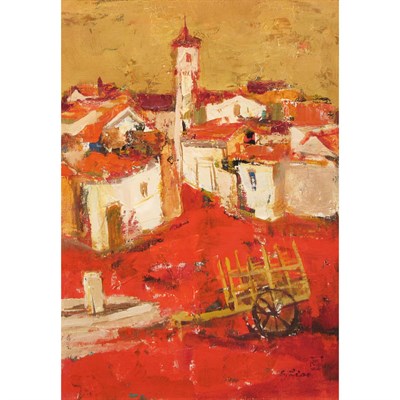 Lot 70 - Liao Shiou-Ping Taiwanese, b. 1936 Paysage...