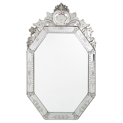 Lot 193 - Pair of Venetian Style Mirror Framed Mirrors...