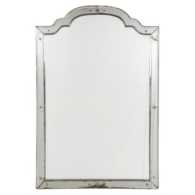 Lot 192 - Venetian Style Mirror Framed Mirror Of arched...