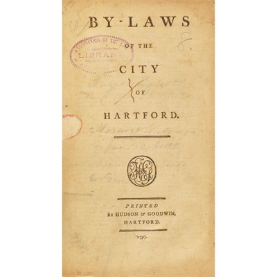 Lot 13 - [CONNECTICUT] By-Laws of the City of Hartford....