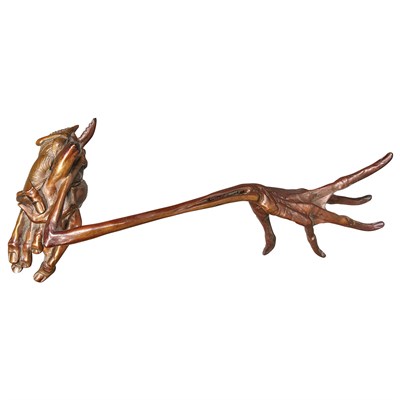 Lot 111 - Bronze Anthropomorphic Sculpture L. Vail, 1996,...