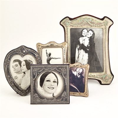 Lot 116 - Group of Silver and Silver Plated Photograph...