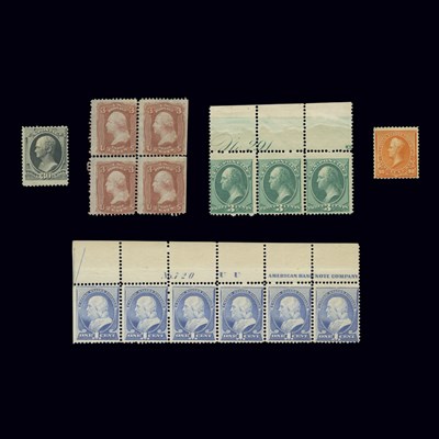 Lot 1072 - United States Stock of Early Issues 19th...