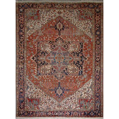 Lot 240 - Heriz Carpet Northwest Persia, circa 1935 The...