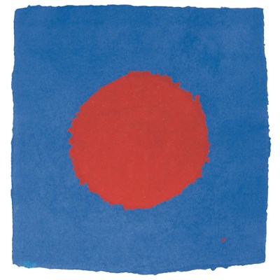 Lot 73 - Max Gimblett New Zealander, b. 1935 Red Circle...
