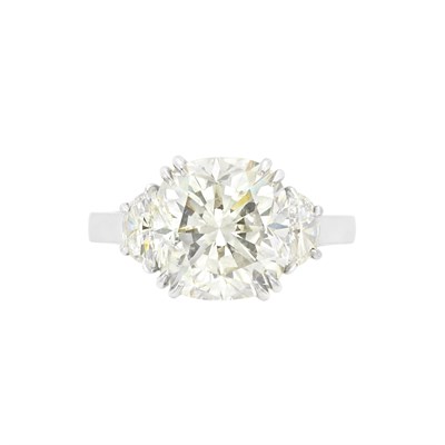 Lot 3366 - Platinum and Diamond Ring