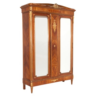 Lot 201 - Louis XVI Style Gilt-Metal Mounted Parquetry...