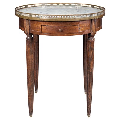 Lot 206 - Louis XVI Style Brass Mounted Mahogany...