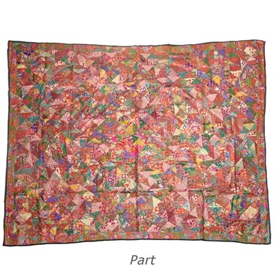 Lot 173 - Group of Six Kuna Indian Patchwork Textile...
