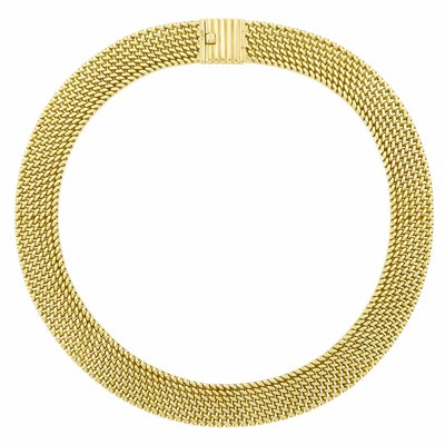 Lot 411 - Gold Necklace