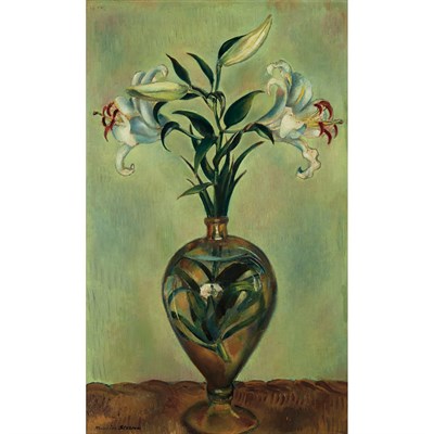 Lot 112 - Maurice Sterne American, 1878-1957 Lilies...