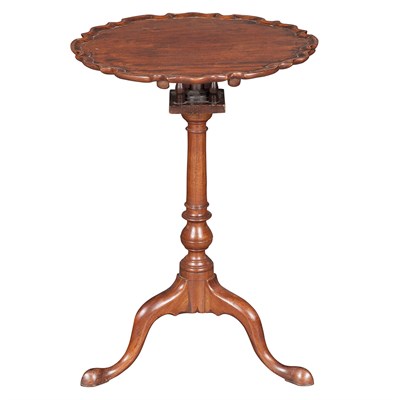 Lot 145 - Chippendale Mahogany Tilt-Top Tripod Stand...