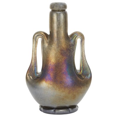 Lot 378 - Italian Eugeneo Glass Lamp Base Ercole...