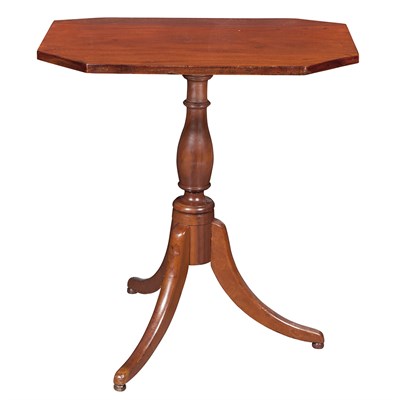 Lot 124 - Federal Mahogany Tilt-Top Tripod Stand Early...