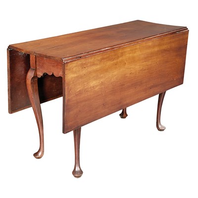 Lot 126 - Queen Anne Cherry Drop-Leaf Table 18th Century...