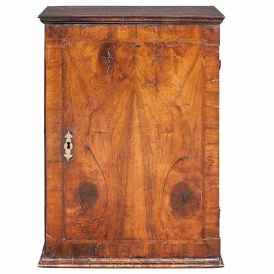 Lot 186 - Continental Walnut Valuables Chest Possibly...