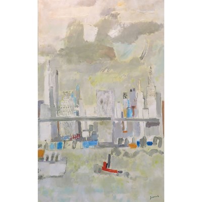Lot 31 - Paul Guiramand French, 1926-2008 Cityscape...