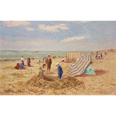 Lot 46 - Camille Lesne French, b. 1908 A l'Ombre du...