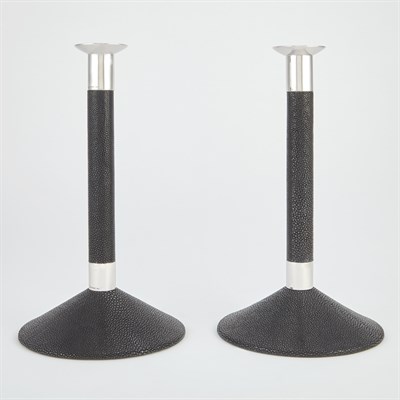 Lot 512 - Pair of Sterling Silver and Stingray...