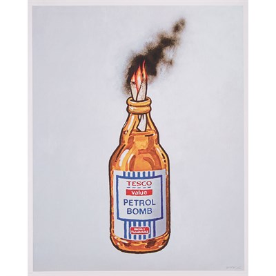 Lot 30 - Banksy British, b. 1974 Tesco Petrol Bomb,...