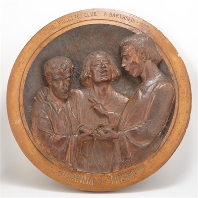 Lot 435 - Terra Cotta Relief Plaque Frederic Auguste...