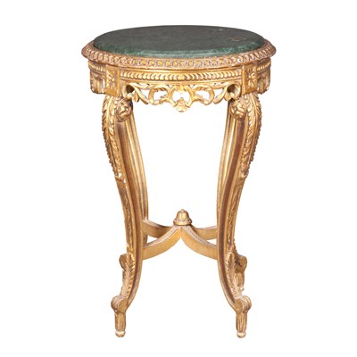 Lot 611 - Louis XV Style Giltwood Gueridon Last quarter...