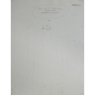 Lot 22 - Mark Kostabi American, b. 1960 Don't Say If I...