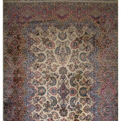 Lot 696 - Kirman Carpet Southeast Persia, mid 20th...