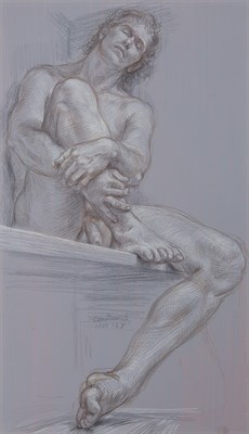 Lot 111 - Paul Cadmus American, 1904-1999 Male Nude...
