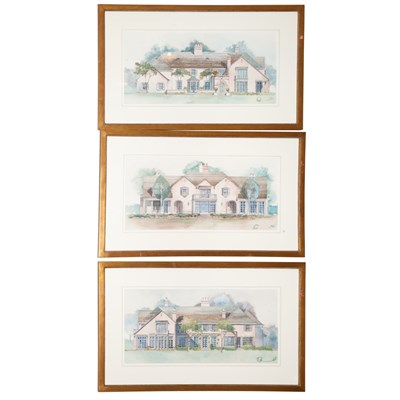 Lot 106 - 20th Century School The Pink House: Three...