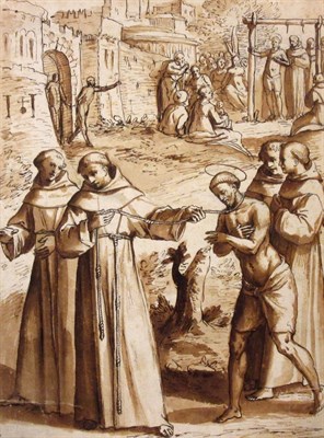 Lot 2 - Italian School 16th/17th century Saint Francis...